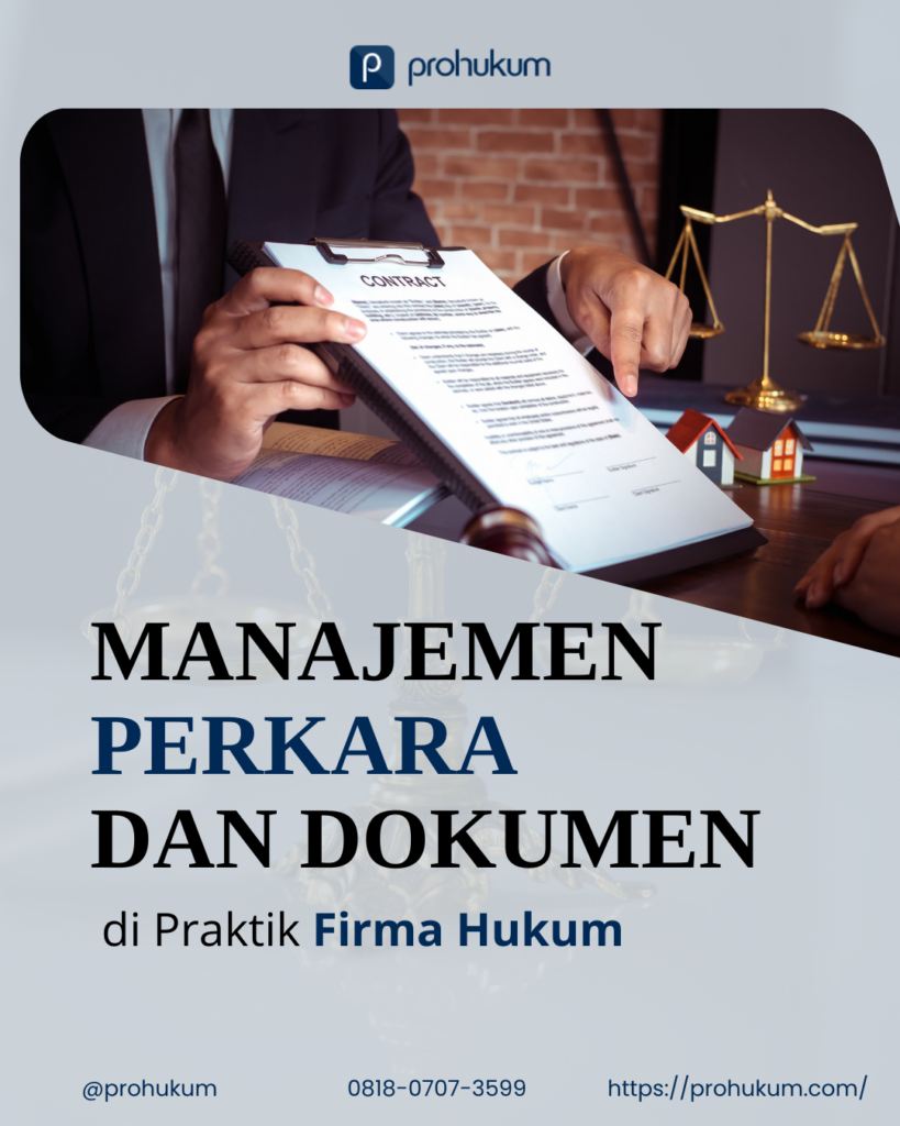 manajemen perkara firma hukum