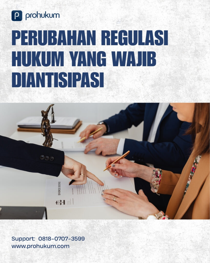 perubahan regulasi hukum