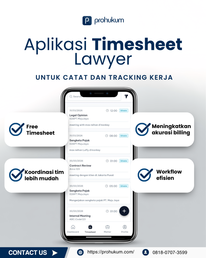 aplikasi timesheet untuk lawyer