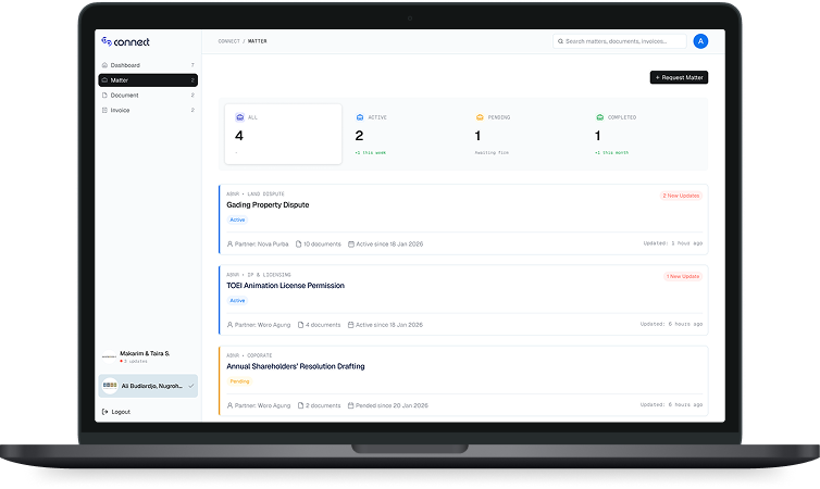 Connect dashboard preview